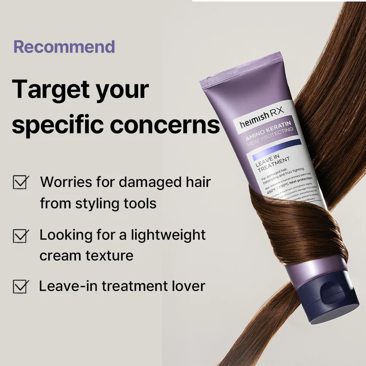 RX Amino Keratin Heat Protecting Leave In Treatment 150m (heimish)