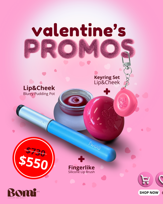 Valentine’s Ultimate Set – Lip & Cheek + Brush + Keyring (Edición Limitada)