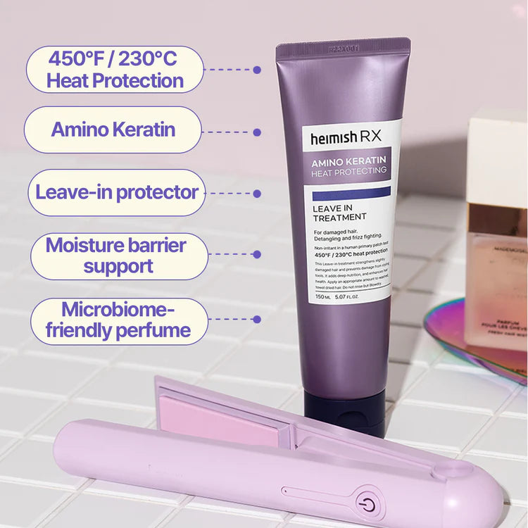 RX Amino Keratin Heat Protecting Leave In Treatment 150m (heimish)